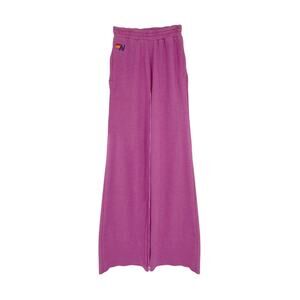 AVIATOR NATION Wide Leg Pocket Sweatpants in Magenta XS